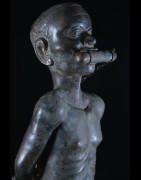 Esclave Royal - Royaume de Bénin XVIII ème - Nigeria - BIni Edo - Bronze cire perdue
