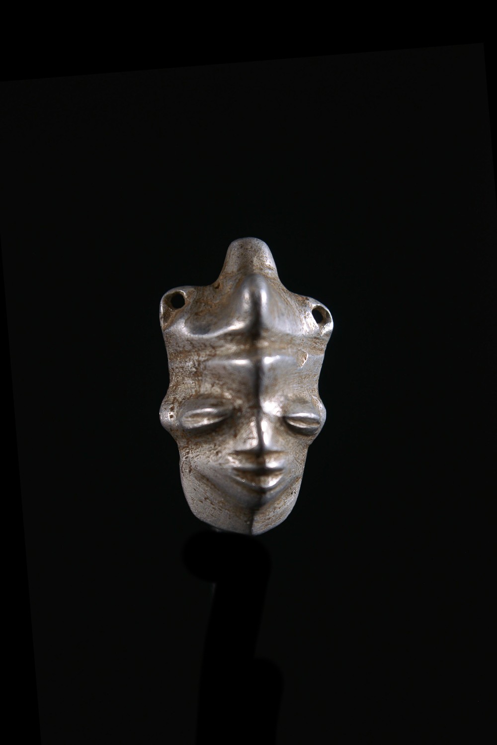 Amulette Ikhoko en aluminium - Pende - RDC Zaire
