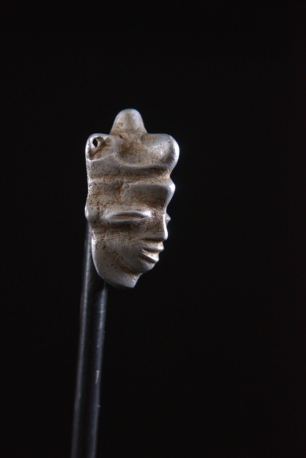 Amulette Ikhoko en aluminium - Pende - RDC Zaire