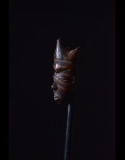 Amulette Ikhoko en bois - Pende - RDC Zaire