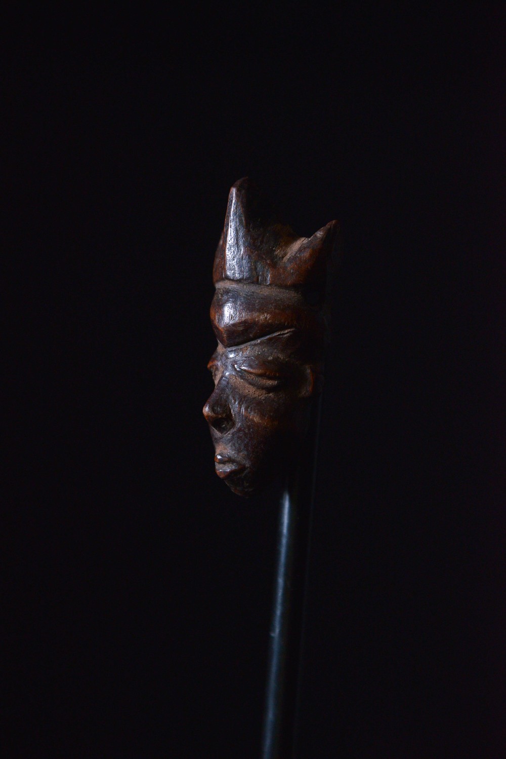 Amulette Ikhoko en bois - Pende - RDC Zaire