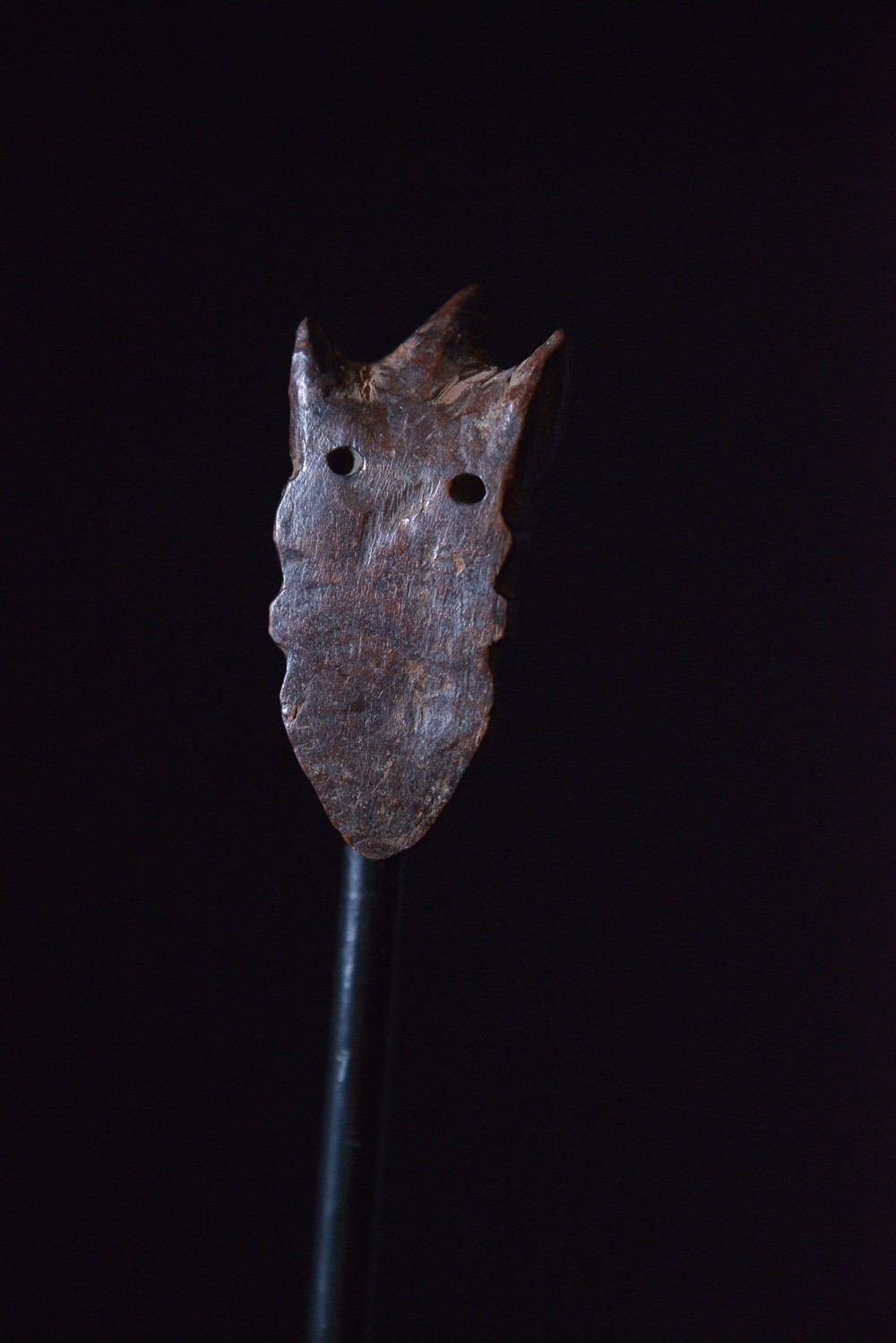Amulette Ikhoko en bois - Pende - RDC Zaire