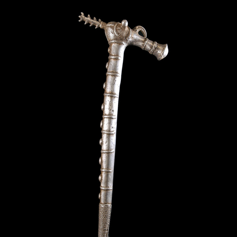 Zendé massue en fonte d'aluminium - Mossi - Burkina Faso - Objets de regalia