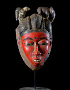 Masque Seli rouge - Gouro - Côte d'Ivoire