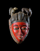Masque Seli rouge - Gouro - Côte d'Ivoire