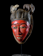 Masque Seli rouge - Gouro - Côte d'Ivoire
