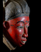 Masque Seli rouge - Gouro - Côte d'Ivoire