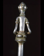 Canne de dignitaire en fonte aluminium - Senoufo - Côte d'Ivoire