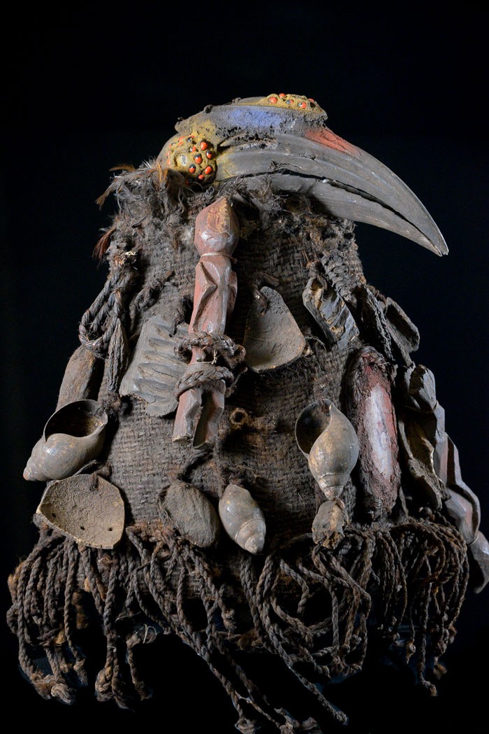 Coiffe de cérémonie de chasse - Mambila - Nigeria