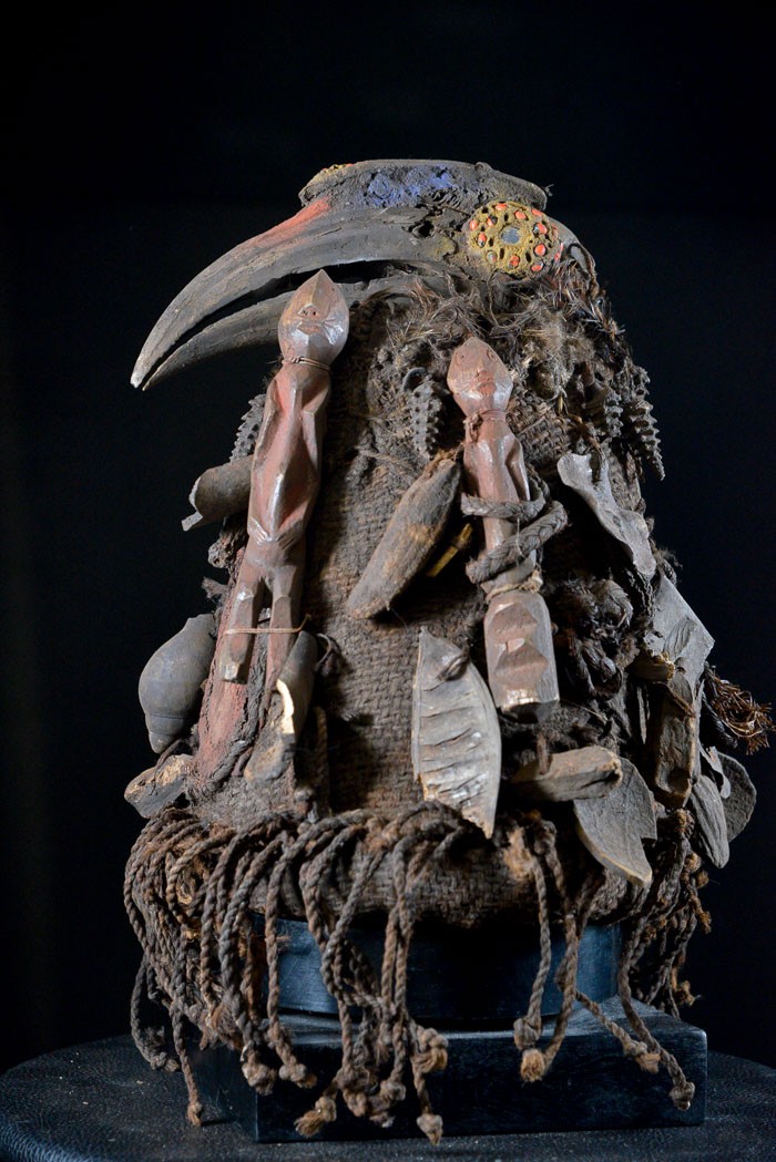 Coiffe de cérémonie de chasse - Mambila - Nigeria