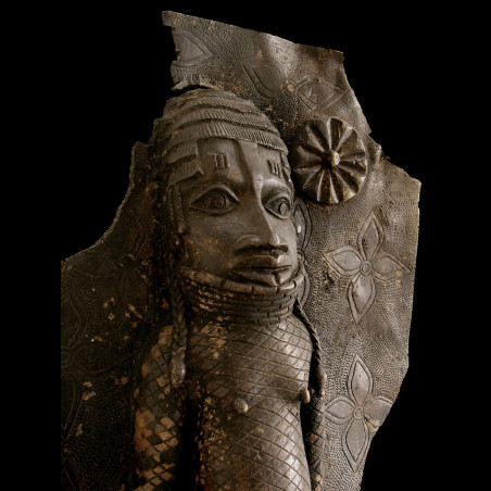 Plaque de palais - Nigeria - BIni Edo - Bronze cire perdue