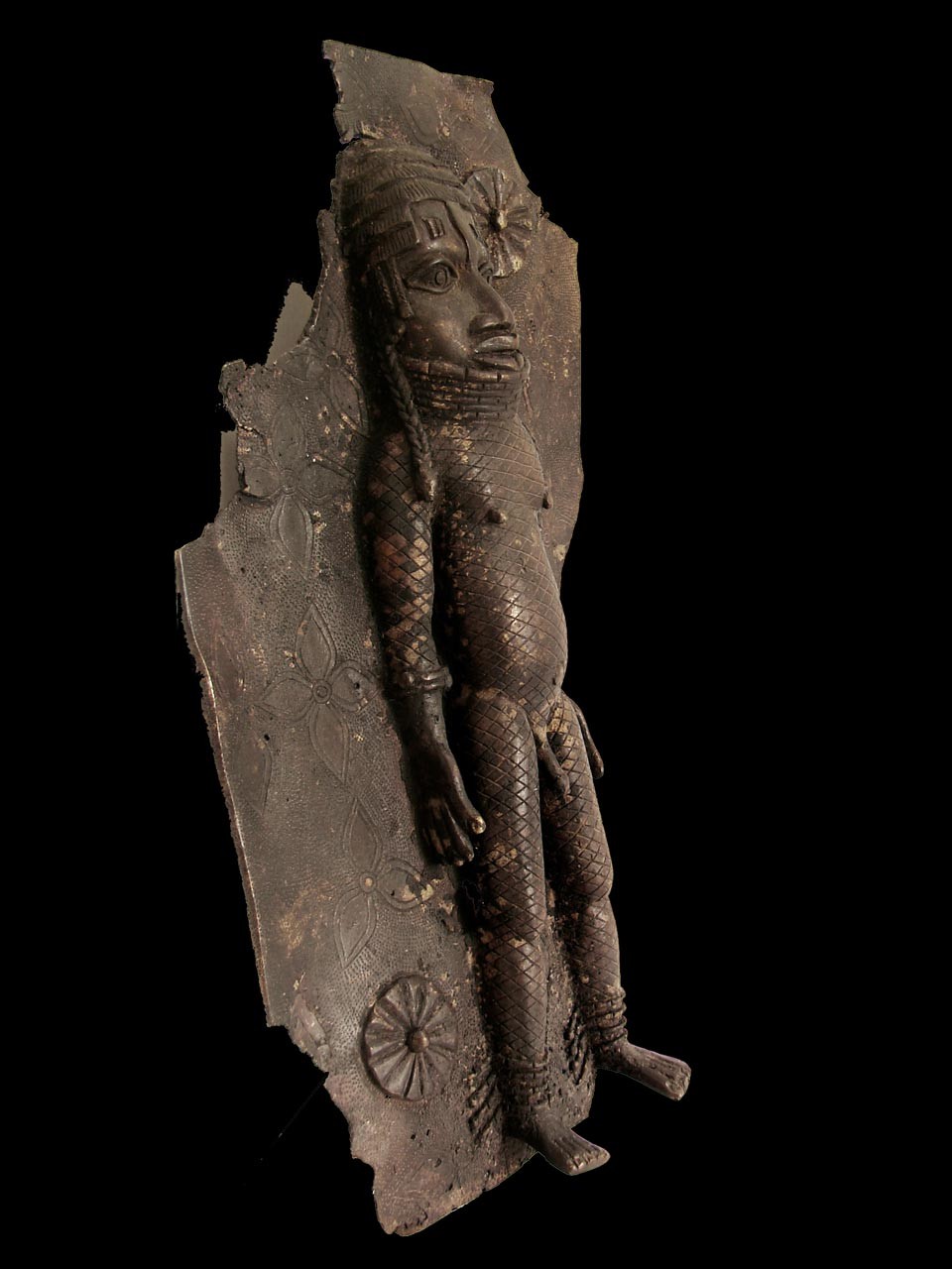 Plaque de palais - Nigeria - BIni Edo - Bronze cire perdue