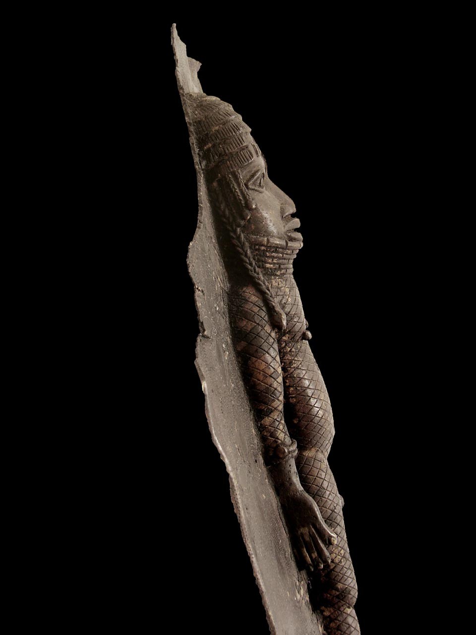 Plaque de palais - Nigeria - BIni Edo - Bronze cire perdue
