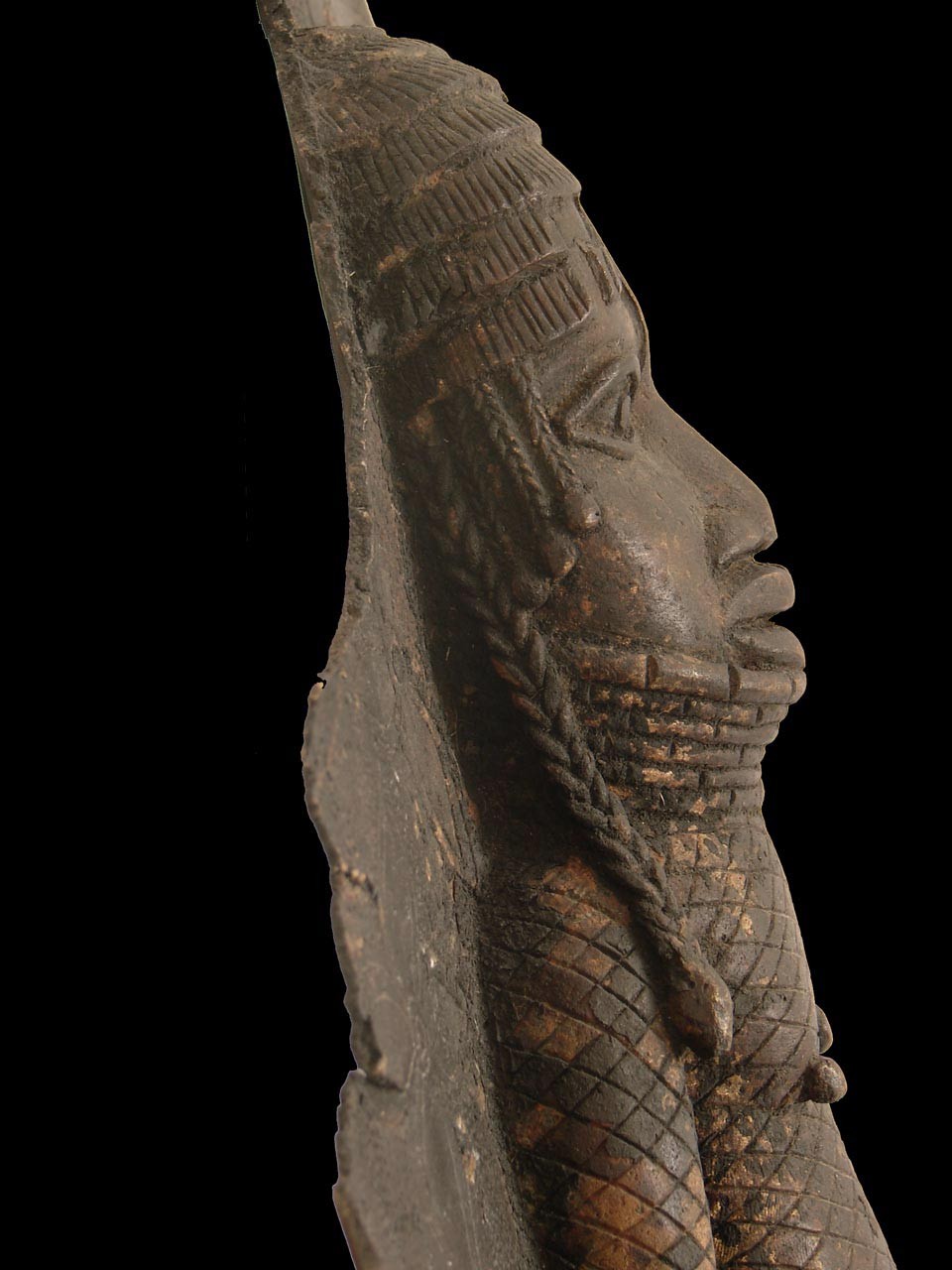 Plaque de palais - Nigeria - BIni Edo - Bronze cire perdue