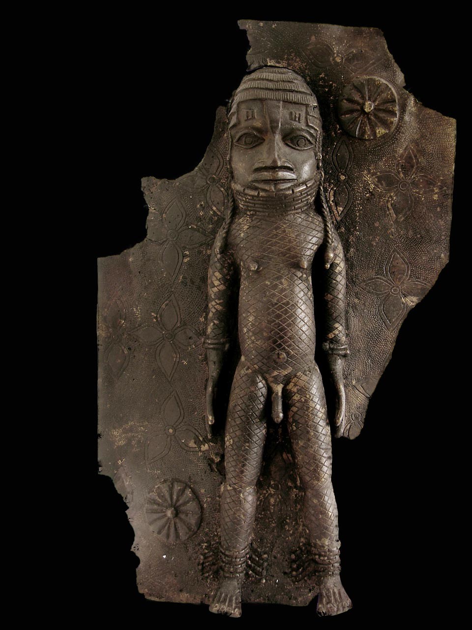 Plaque de palais - Nigeria - BIni Edo - Bronze cire perdue