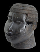 Tete commemorative Oba Bronze Ife - Bini Edo - Benin