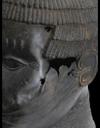 Tete commemorative Oba Bronze Ife - Bini Edo - Benin