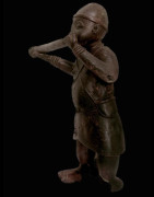 Joueur de trompe en bronze - Bini - Nigeria - Bronzes d’ife