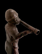 Joueur de trompe en bronze - Bini - Nigeria - Bronzes d’ife