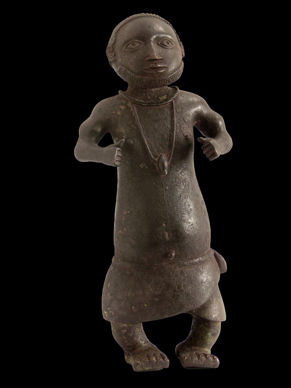 Nain de cour en bronze - Bini - Nigeria - Bronzes d’ife