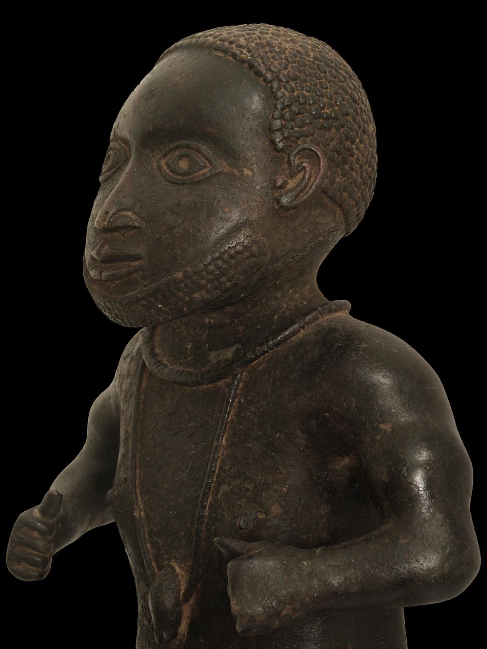 Nain de cour en bronze - Bini - Nigeria - Bronzes d’ife