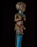 Sceptre de dignitaire polychrome - Hemba - RDC Zaire - Objets de regalia