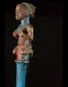 Sceptre de dignitaire polychrome - Hemba - RDC Zaire - Objets de regalia
