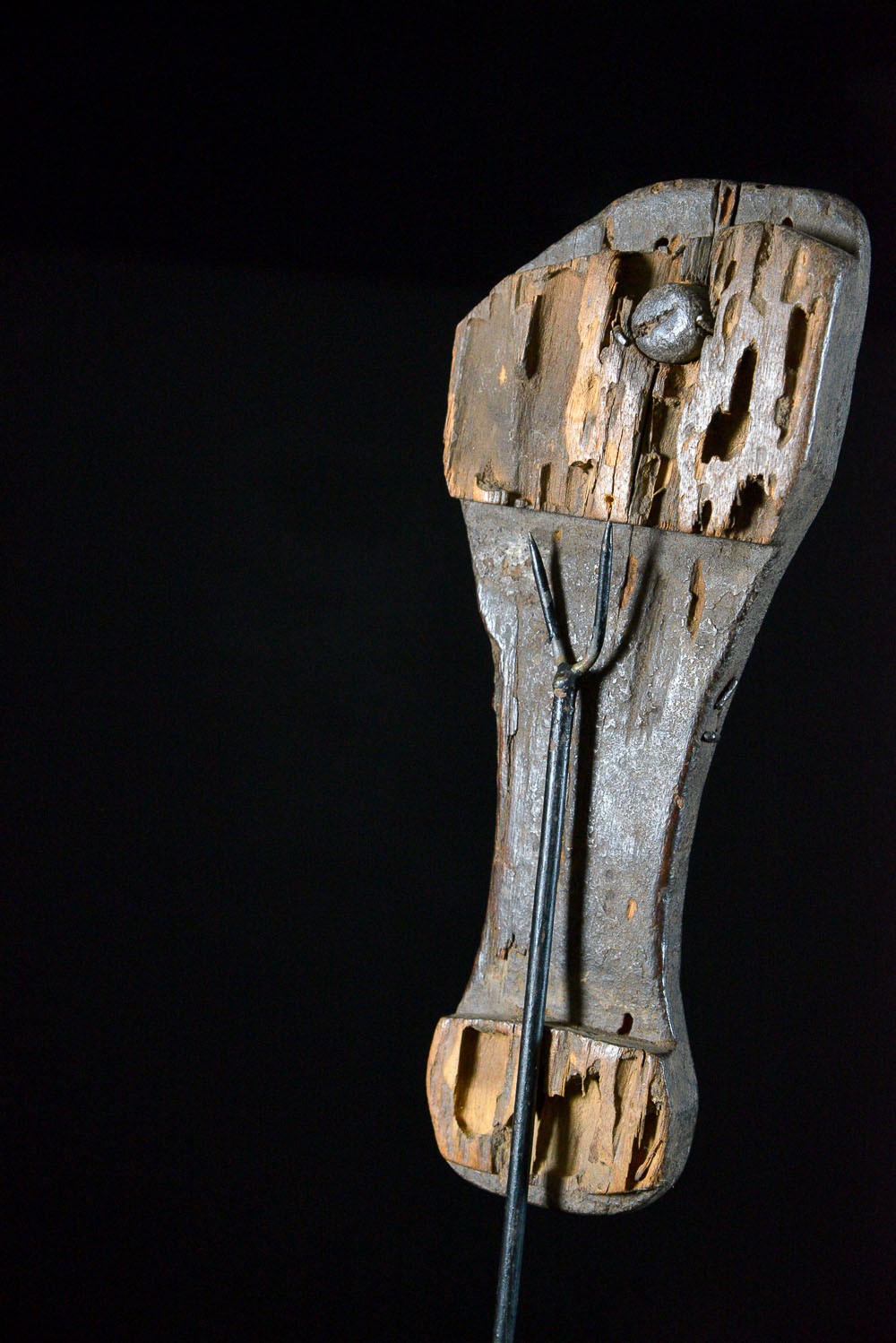 Claquettes en bois - Lega - RDC Zaire