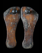 Claquettes en bois - Lega - RDC Zaire