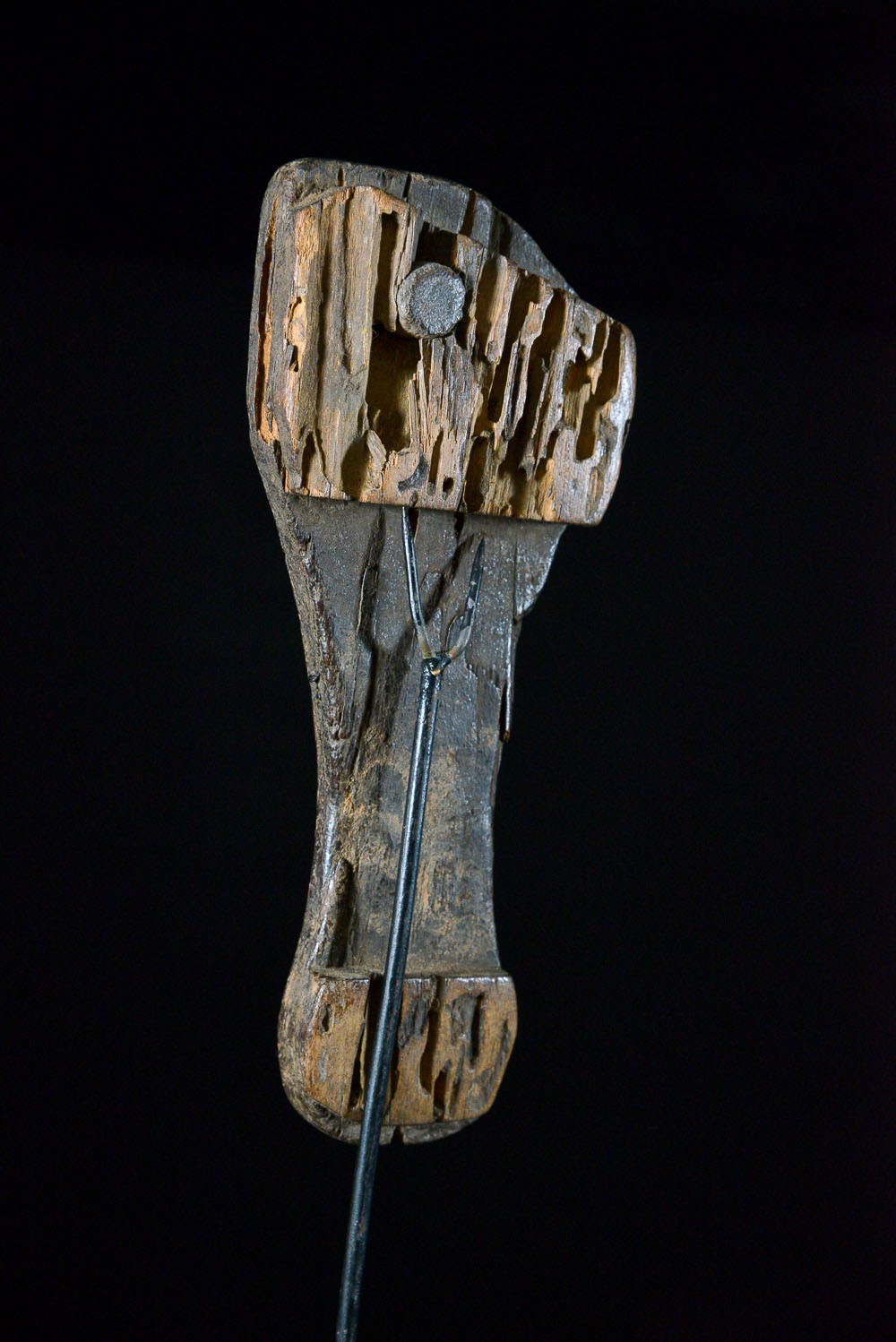 Claquettes en bois - Lega - RDC Zaire