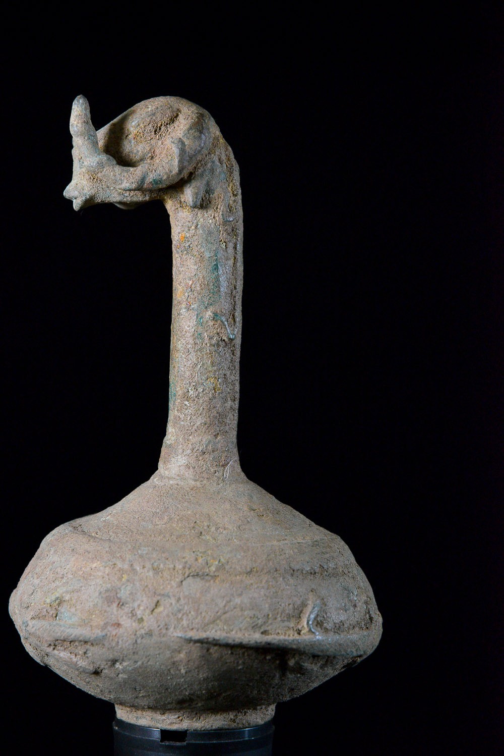 Vase d'autel zoomorphe en bronze - Dogon - Mali