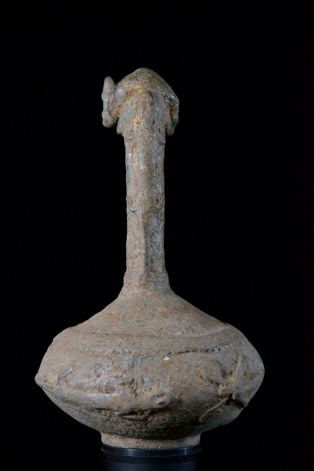 Vase d'autel zoomorphe en bronze - Dogon - Mali