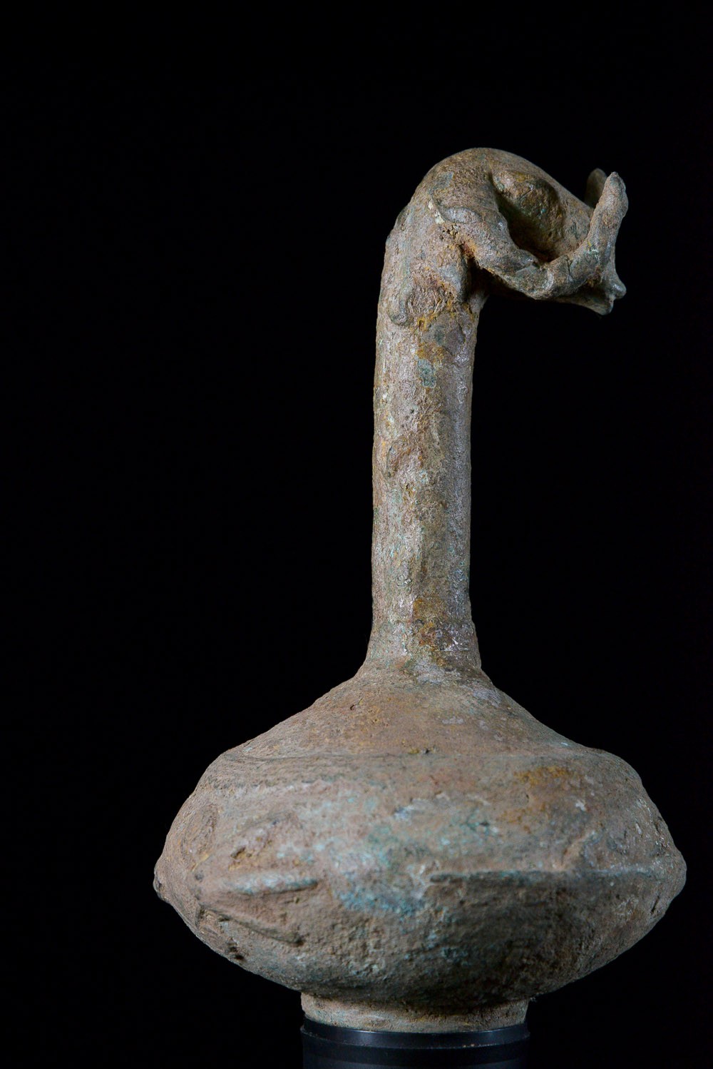 Vase d'autel zoomorphe en bronze - Dogon - Mali