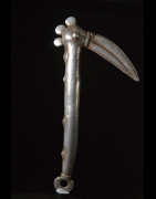 Zendé massue en fonte d'aluminium - Mossi - Burkina Faso - Objets de regalia