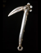 Zendé massue en fonte d'aluminium - Mossi - Burkina Faso - Objets de regalia