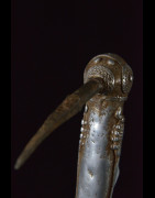 Zandé massue en fonte d'aluminium - Mossi - Burkina Faso - Objets de regalia