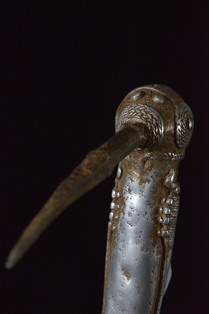 Zandé herminette en fonte d'aluminium - Mossi - Burkina Faso - Objets de regalia