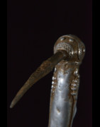 Zandé massue en fonte d'aluminium - Mossi - Burkina Faso - Objets de regalia