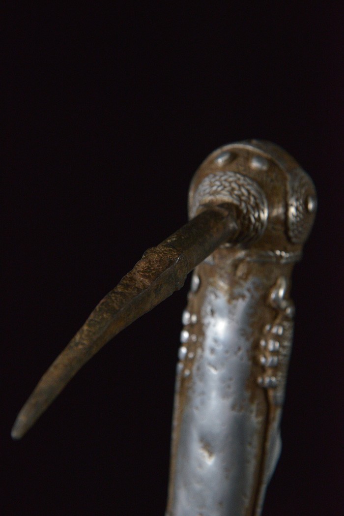 Zandé herminette en fonte d'aluminium - Mossi - Burkina Faso - Objets de regalia