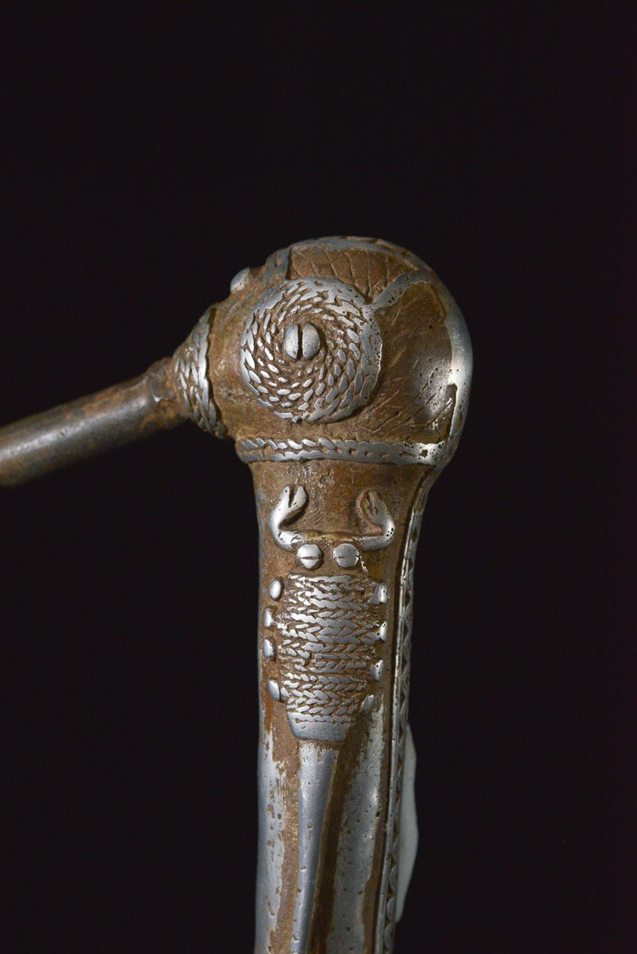 Zandé herminette en fonte d'aluminium - Mossi - Burkina Faso - Objets de regalia
