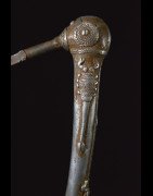 Zandé massue en fonte d'aluminium - Mossi - Burkina Faso - Objets de regalia