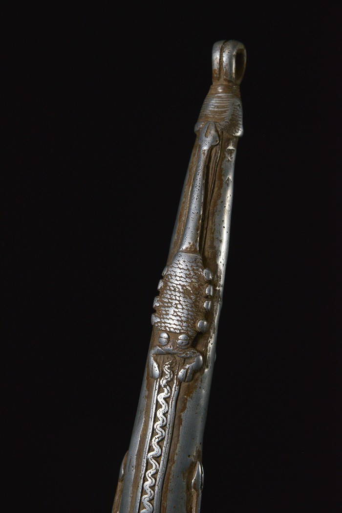 Zandé herminette en fonte d'aluminium - Mossi - Burkina Faso - Objets de regalia