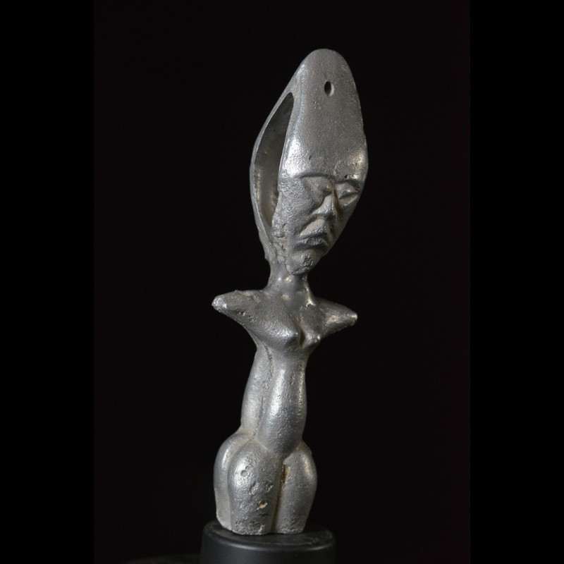 Poupée de fertilité en aluminium - Fanti - Ghana - Poupees Africaines