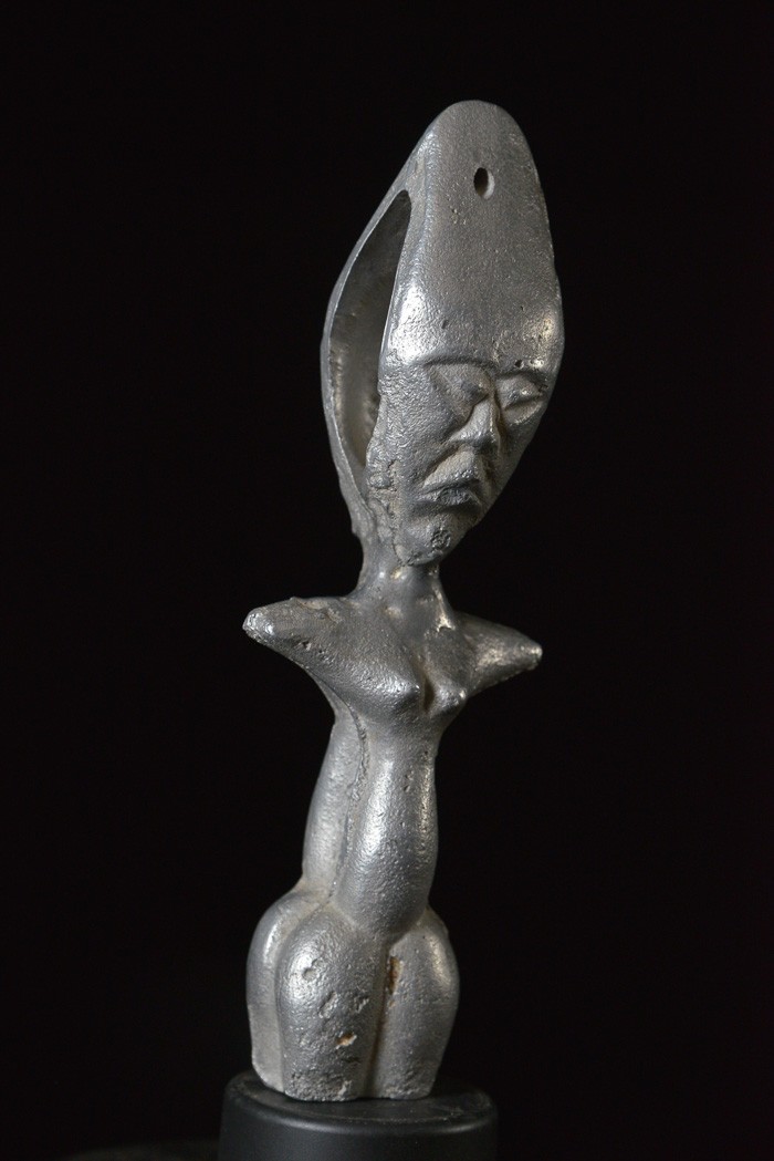 Poupée de fertilité en aluminium - Fanti - Ghana - Poupees Africaines
