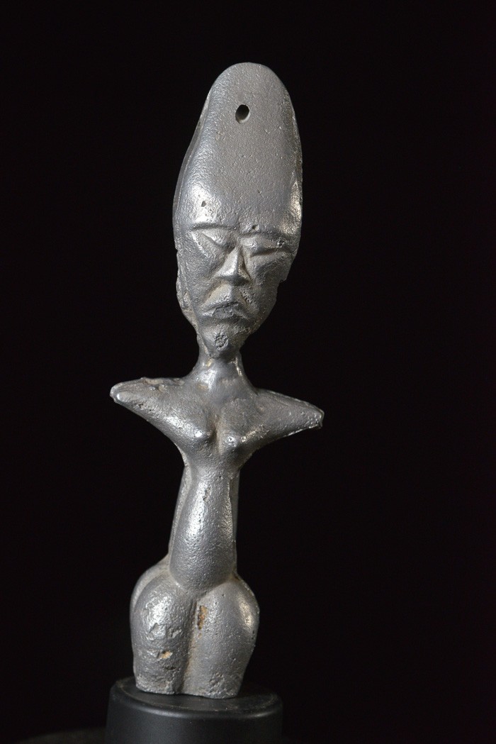 Poupée de fertilité en aluminium - Fanti - Ghana - Poupees Africaines