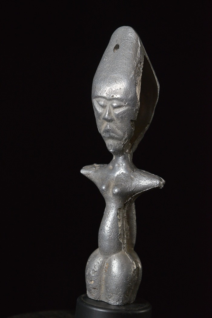 Poupée de fertilité en aluminium - Fanti - Ghana - Poupees Africaines