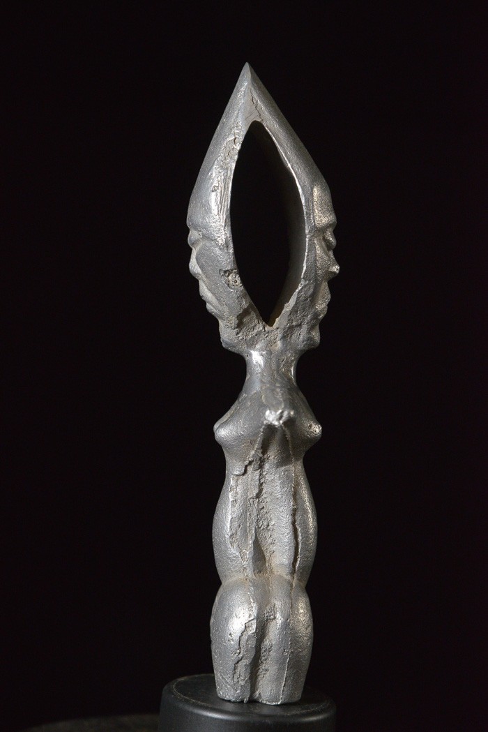 Poupée de fertilité en aluminium - Fanti - Ghana - Poupees Africaines