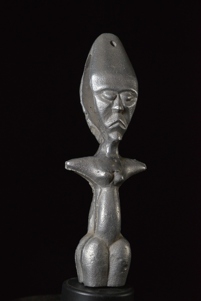 Poupée de fertilité en aluminium - Fanti - Ghana - Poupees Africaines
