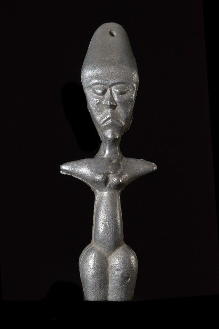 Poupée de fertilité en aluminium - Fanti - Ghana - Poupees Africaines