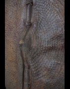 Bouclier en cuir repoussé - Nuer - Doudan du Sud / Ethiopie